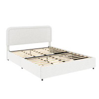 Latitude Run® Upholstered Platform Bed With 4 Drawers