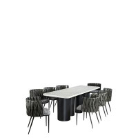 Statements by J Balmain 8 - Person Dining Set