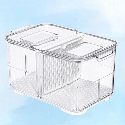 Prep & Savour Vegetable Fruit Storage Containers, Produce Saver Containers Refrigerator Storage Containers Fresh Produce in Refrigerators