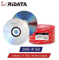 RiDATA DVD-R - 16X - 120min. - 4.7GB Shrink Wrap 50 Pack Spindle