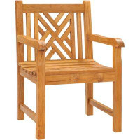 Rosecliff Heights Zion Teak Patio Dining Arm Chair