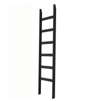 Latitude Run® 6 Tier Blanket Holder,Ladder Shelf Against The Wall
