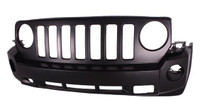 Bumper Front Jeep Patriot 2007-2010 Primed With Tow Without Chrome Capa , CH1000935C