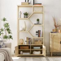 Bay Isle Home™ 6 Tier Bookcase Home Office Open Bookshelf