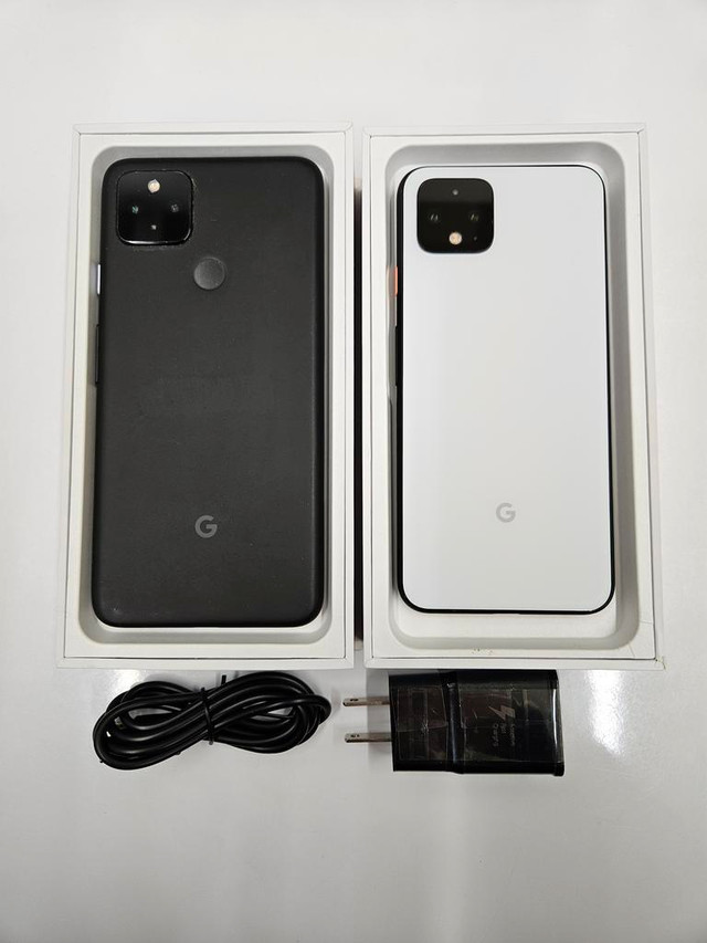 Google Pixel 5 5G 128GB CANADIAN MODELS ***UNLOCKED*** New Condition with 1 Year Warranty Includes All Accessories in Cell Phones in New Brunswick - Image 4