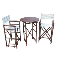 Bay Isle Home™ Waterford 3 Piece Bar Height Dining Set