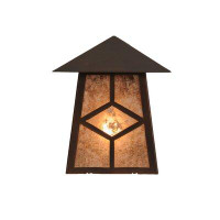 Meyda Lighting Diamond Craftsman Outdoor Wall Lantern