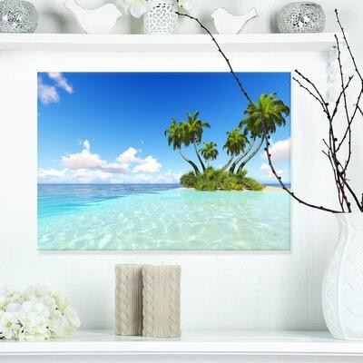 East Urban Home Seascape 'Corals Island Under Blue Sky' Photograph in Painting & Paint Supplies