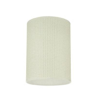 Ebern Designs 11" H Fabric Drum Lamp shade ( Spider ) in Honeydew