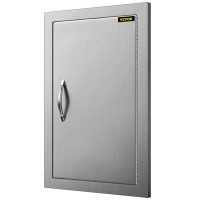 VEVOR 17"Wx24" Stainless Steel BBQ Door Access Outdoor Kitchen Single Doors