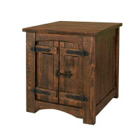 International Furniture Direct Mezcal End Table With 2 Doors
