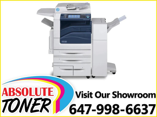$75/Mo. NEW Repossessed Xerox WorkCentre EC7856 55PPM, 11x17, A3, Single-Pass Duplex, Color Laser Multifunction Printer in Printers, Scanners & Fax
