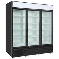 Refrigerateur 3 portes Vitree NEUF  BRAND NEW 3 Glass Door Refrigerator    Frigo Fridge