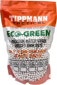 Eco friendly and precise! Tippmann Eco-Green Precision Match Grade 6mm 5000rds Airsoft Bbs