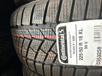 4 Brand New Continental WinterContact TS 830 P SSR Runflat  225/50R18 tires  $70 REBATE!!! *** WallToWallTires.com ***