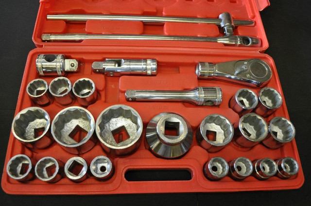 NEW SAE 26 PCS 3.4 IN & 1 IN IMPACT SOCKET SET WRENCH 1 & 3/4 SSKIT26 in Hand Tools in Edmonton