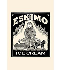 Buyenlarge 'Eskimo Ice Cream' by Jpp Vintage Advertisement