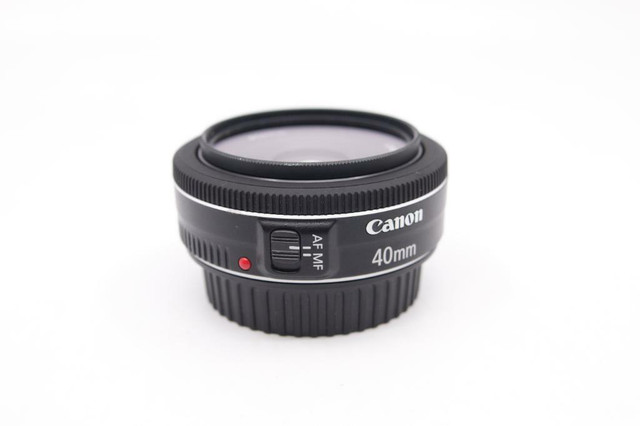 Canon EF 40mm f/2.8 STM + Filter + Hood + Box-Used   (ID-1037 (ED))   BJ PHOTO-Since 1984 in Cameras & Camcorders - Image 2