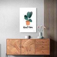 SoulFine Plant Mom by Becky Thorns - Unframed Graphic Art on Glass