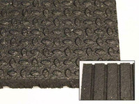 New Revulcanized Rubber Mats - 4' x 6' x 3/4 - Durable Anti-Fatigue Flooring