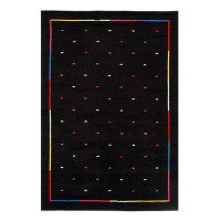 Isabelline One-of-a-Kind 6'6'' X 9'9'' Area Rug in Black