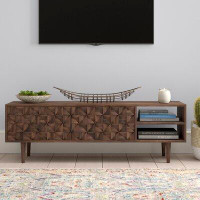 George Oliver Solid Wood TV Stand for TVs up to 65"
