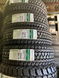 SET OF FOUR 215 / 75 R15 KUMHO AT51 ALL TERRAIN TIRES SNOW APPROVED !!
