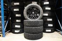 22 inch Thret wheels and 35 inch Toyo A/T III tires for GMC Sierra/Chevy Silverado HD (8x180)