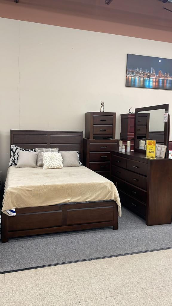 Grey Wooden Bedroom Set Sale !! in Beds & Mattresses in Windsor Region - Image 2
