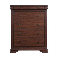 Darby Home Co Darby Home Co Dornhof 5-Drawer Chest in Cherry