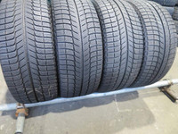 245/45R18 SET OF USED MICHELIN X-ICE SNOW WINTER TIRES 95% TREAD LEFT , INSTALLATION INCLUDED
