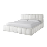 Universal Furniture King Upholstered Panel Bed