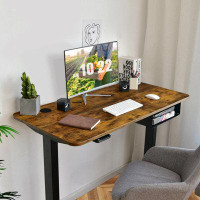 17 Stories TDC 48-inch Electric Height Adjustable Standing Desk with USB Port