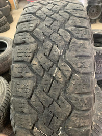 4 pneus dété P275/65R18 116S Goodyear Wrangler Duratrac 55.0% dusure, mesure 7-7-8-7/32