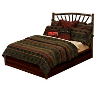 Fireside Lodge Hickory Solid Wood Bed