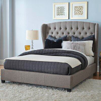 Darby Home Co Edgar Tufted Upholstered Low Profile Standard Bed