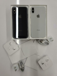 iPhone X 64GB 256GB  ****UNLOCKED**** NEW CONDITION WITH ACCESSORIES IN BOX APPLE WARRANTY INCLUDED CANADIAN MODELS