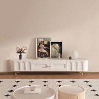 STAR BANNER French cream style TV cabinet Modern simple living room advanced sense light luxury TV cabinet