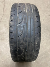 1 pneu dété P215/45R17 91W Bridgestone Potenza Re760 36.5% dusure, mesure 6/32