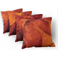 East Urban Home Cushion Cover  Jacquard Leaf Suitable For Sofa Living Room Home Decoration ,