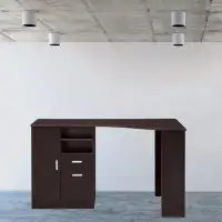 Latitude Run® Classic Office Desk With Storage