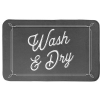 Red Barrel Studio Aguilar Wash and Dry Rectangle Non-Slip Bath Rug