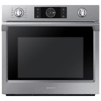 Samsung 30" 5.1 Cu. Ft. True Convection Electric Steam Wall Oven (NV51K7770SS) - Stainless Steel