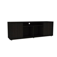 Latitude Run® Katalla 2 Piece Living Room Set, Tv Stand + Coffee Table, Black / Espresso