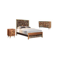 Loon Peak Flenderson Queen Solid Wood Panel Bed