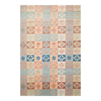 Isabelline One-of-a-Kind Tayyibah Hand-Knotted 6' x 9' Wool Area Rug in Blue/Beige