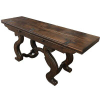 Regis Patrick Collection Extendable Solid Wood Dining Table