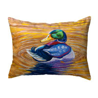 East Urban Home Duck Looking Noncorded Pillow