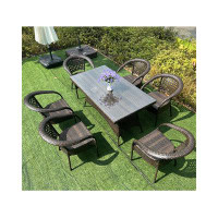 Bayou Breeze Simple Outdoor Table And Chair Combination