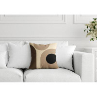 ULLI HOME Yenz Miniimalist Geometric Indoor/Outdoor Square Pillow